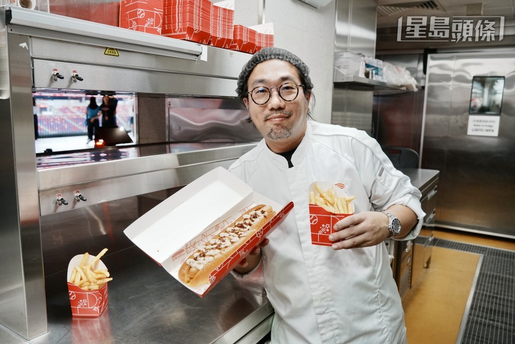 啟德體育園場館美食站主廚林沛德。
