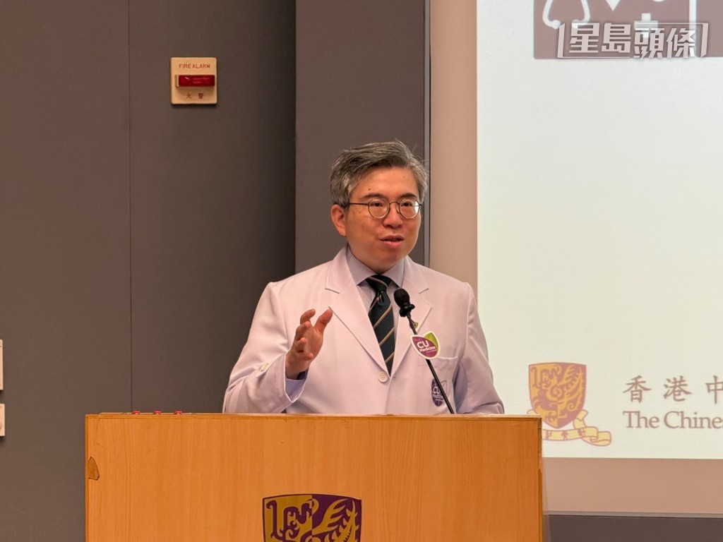 中大醫學院腫瘤學系教授陳林。 中大醫學院腫瘤學系教授陳林。