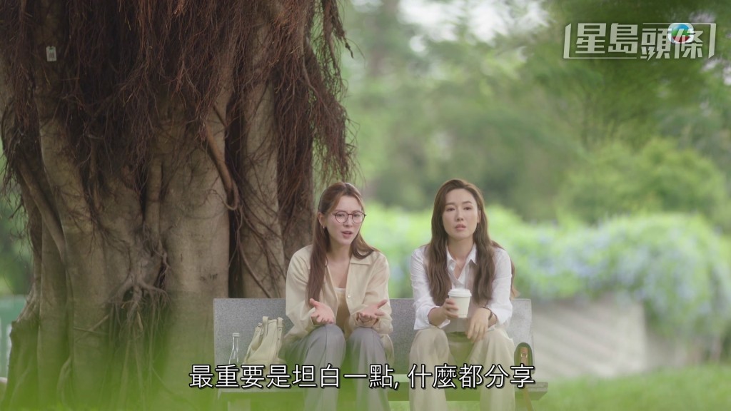 劇中王敏奕、李施嬅有不同人生取態。 劇中王敏奕、李施嬅有不同人生取態。