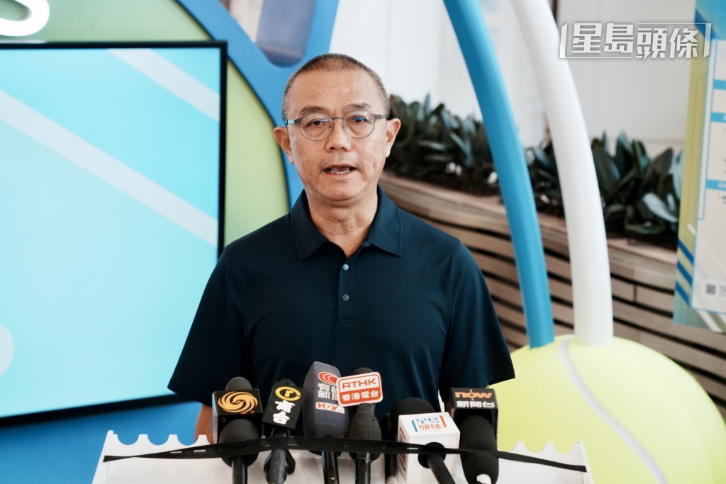 姚兆聰表示,該設施啟用首三天已錄得逾一萬人次參與。 姚兆聰表示,該設施啟用首三天已錄得逾一萬人次參與。