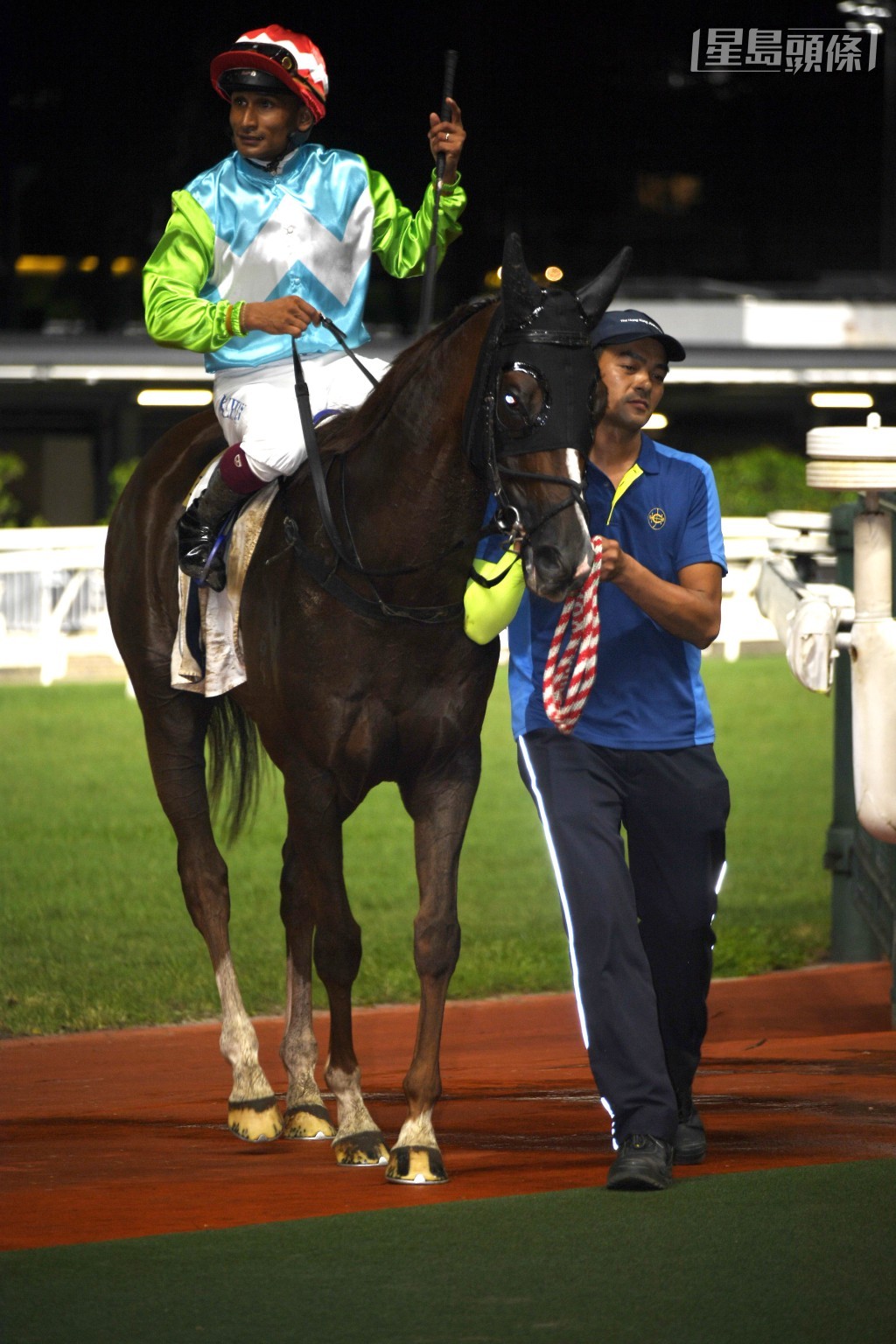 「家樂龍駒」上季尾最後一役配田泰安贏馬。