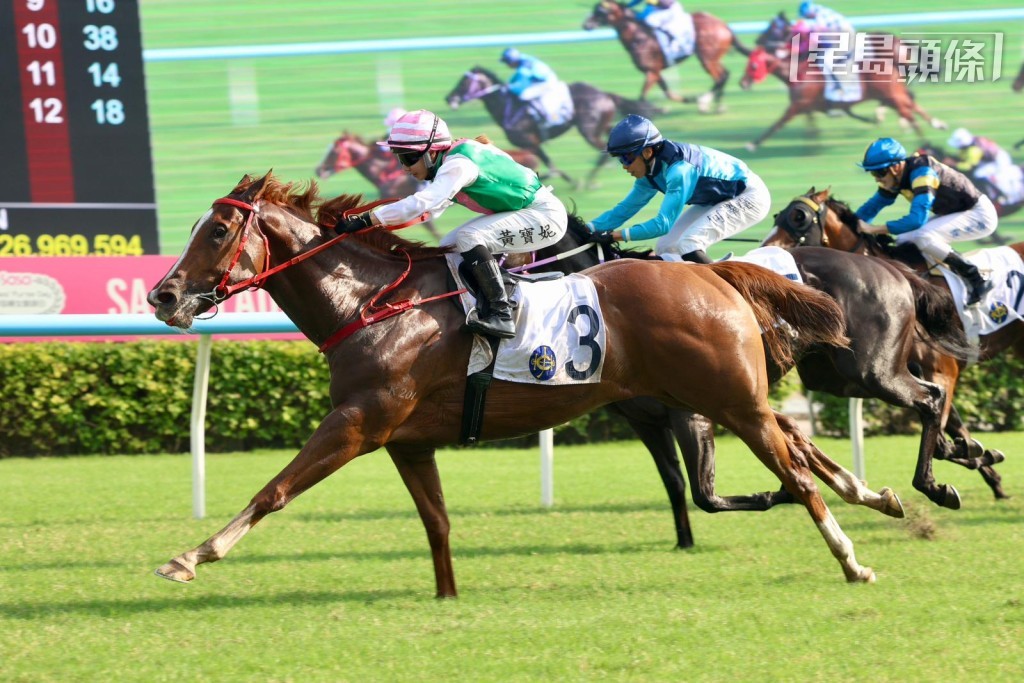 黄宝妮周日复出战暂时卜定「线路满贯」(图),「君子」、「行运加持」及「进傲星」。 黄宝妮周日复出战暂时卜定「线路满贯」(图),「君子」、「行运加持」及「进傲星」。