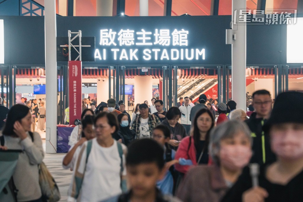 啟德體育園將於下月1日開幕。汪旭峰攝