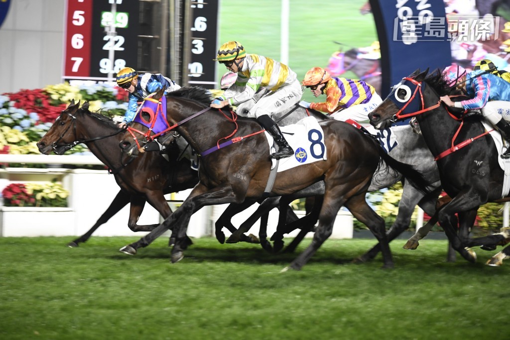 梁家俊在元旦賽事，卜定「風再起時」(圖)、「幸運糖」、「錶之梵星」、「錶之無限」、「士登」、「榮耀盛甲」、「逆市奇爸」及「常多笑」共八駒