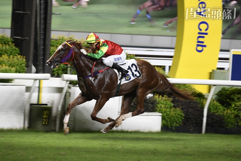 周末梁家俊暫卜定「數字天文」、「寶進」(圖)、「凱旋王者」、「瑪納霏」、「馬達」及「旭能精英」等駒主轡。