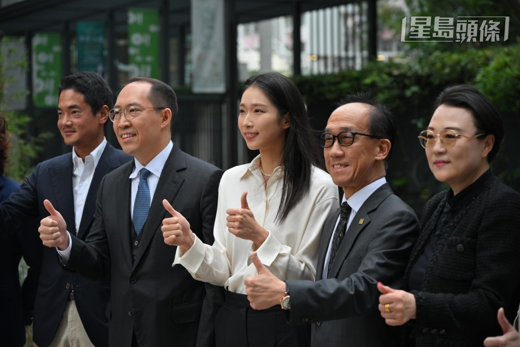 江旻憓感謝一眾前輩到場支持。蘇正謙攝