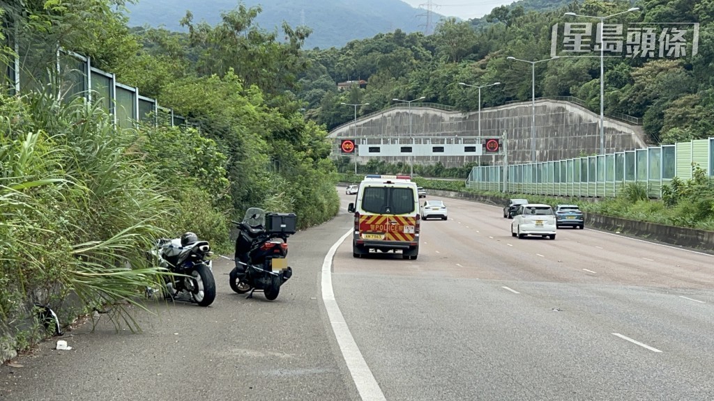 涉事電單車。楊偉亨攝