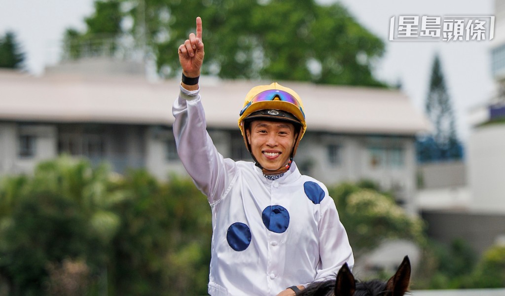 何澤堯上季共勝出九十六場頭馬，創下個人單季新高。