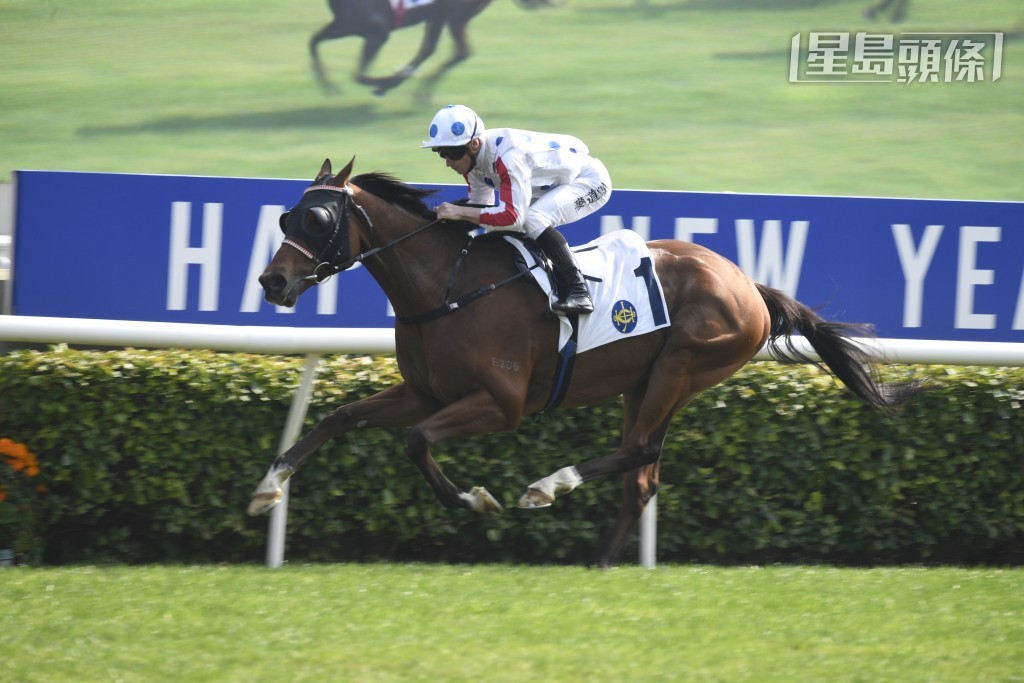 「常拼常勇」早前由麥道朗贏馬，足證人馬合拍，今次故劍重逢，有力重敲勝門。