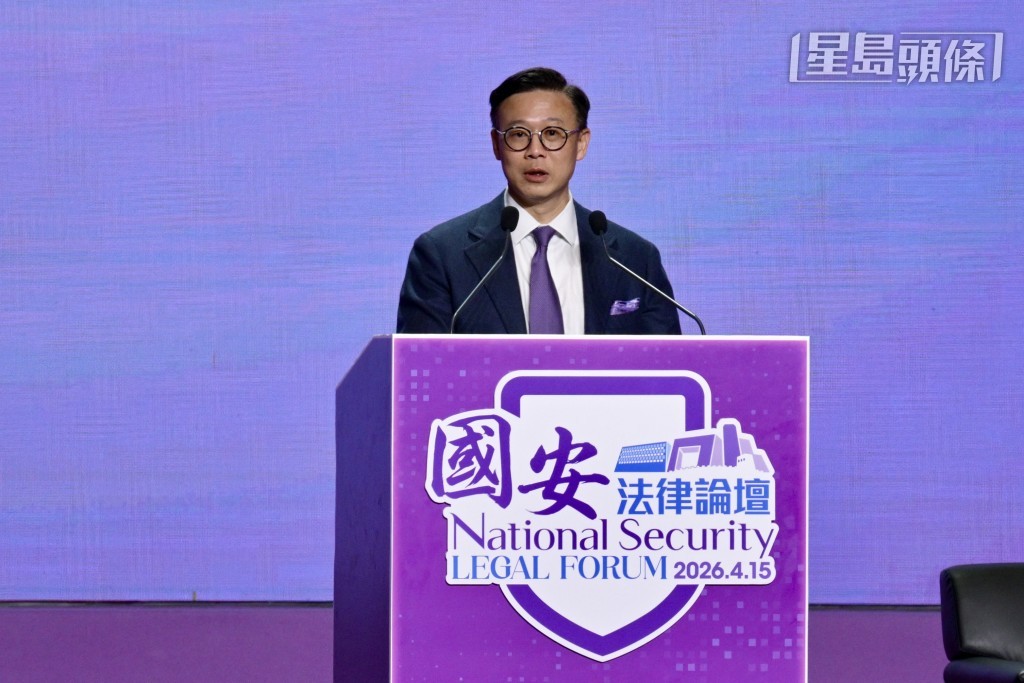 律政司副司长张国钧。