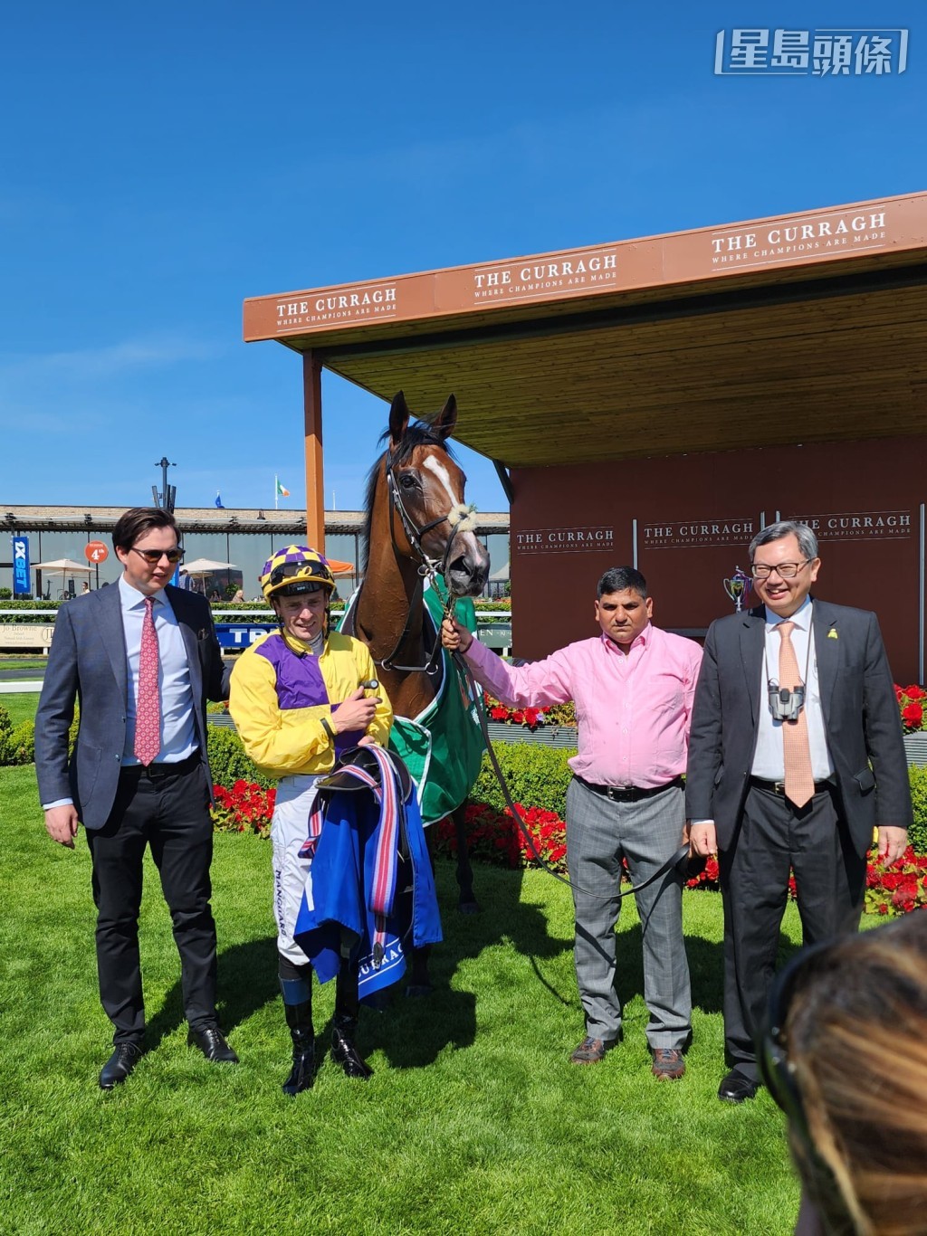 頭馬是岳本賢的Kirkland Sioux。 頭馬是岳本賢的Kirkland Sioux。