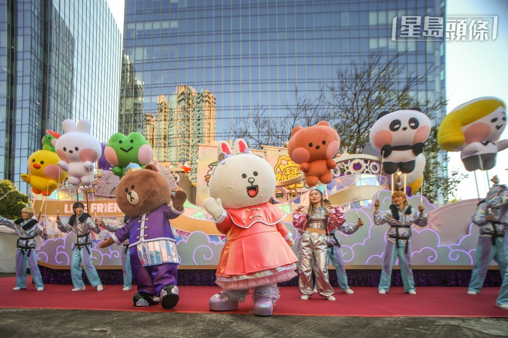 Line Friends 花車。