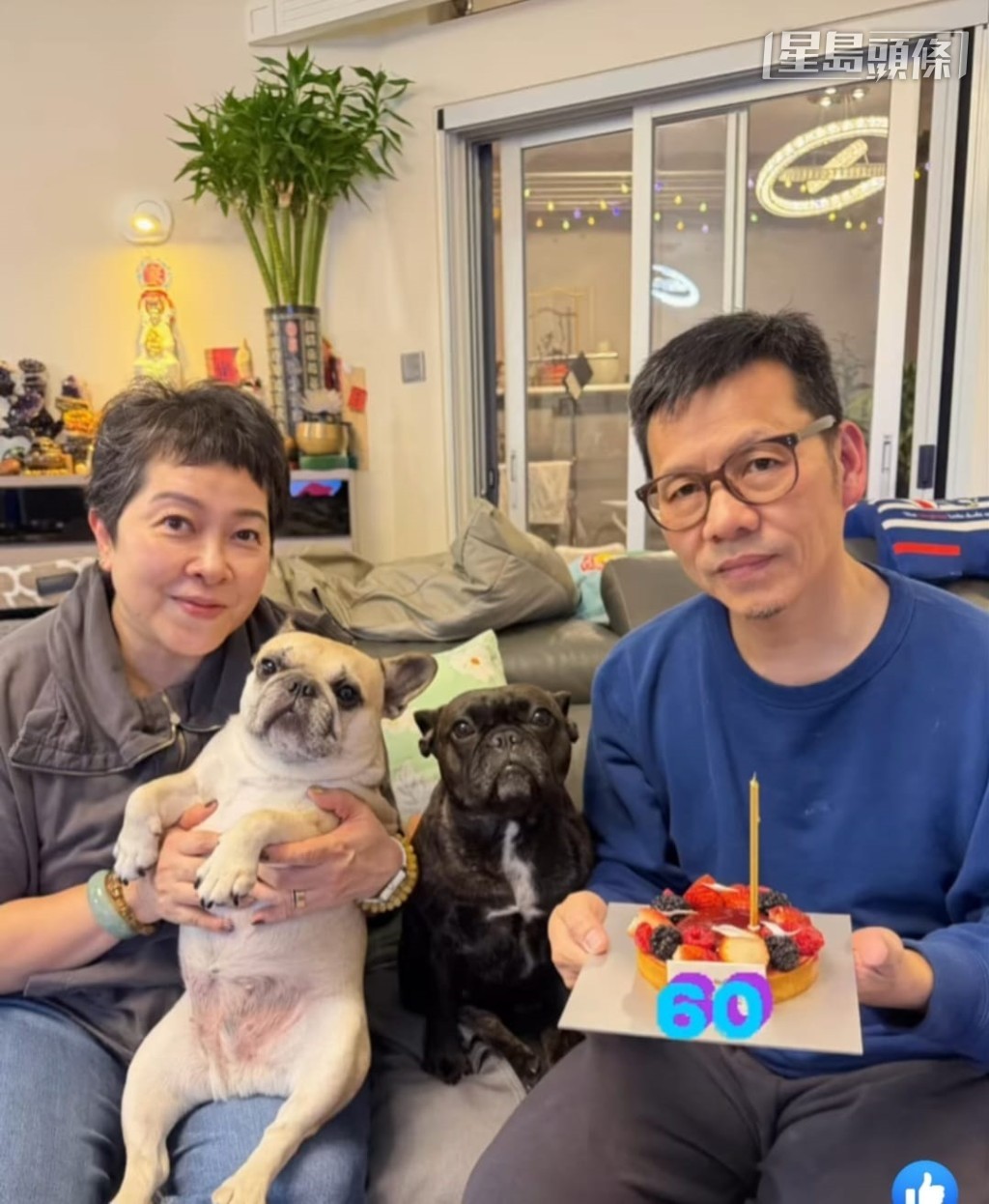 羅富全的家人都有為全哥慶祝生日，十分溫馨。相片來源：羅富全Facebook