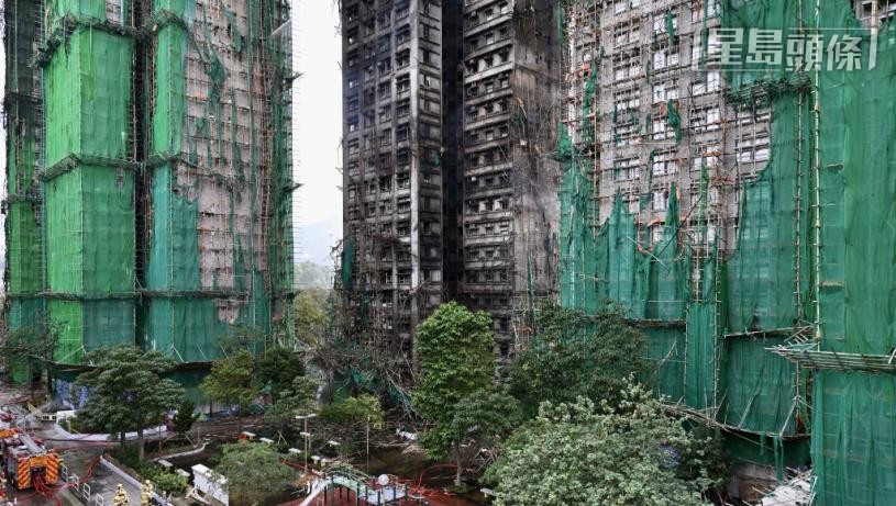 房屋局審查組今起抽取宏福苑其中3座受災樓宇混凝土芯化驗。資料圖片