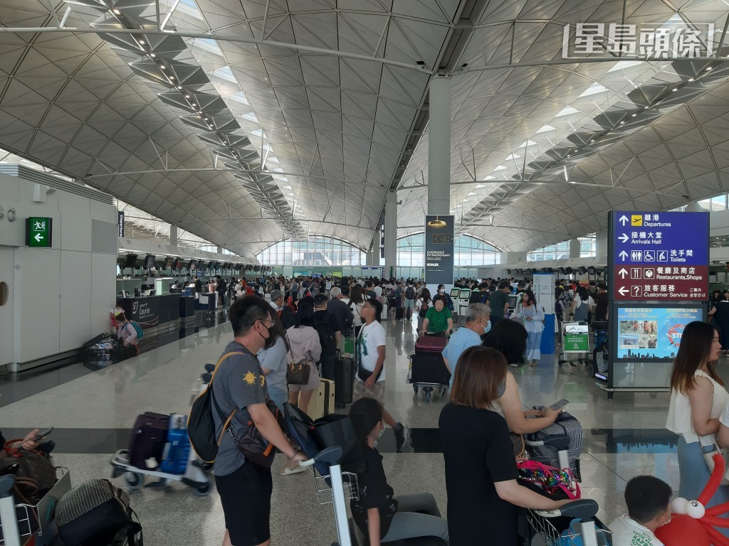 香港國際機場客運量持續上升，並預計於聖誕節假期旅遊高峰期間，機場單日客運量將達20萬人次，完全回復至疫情前水平