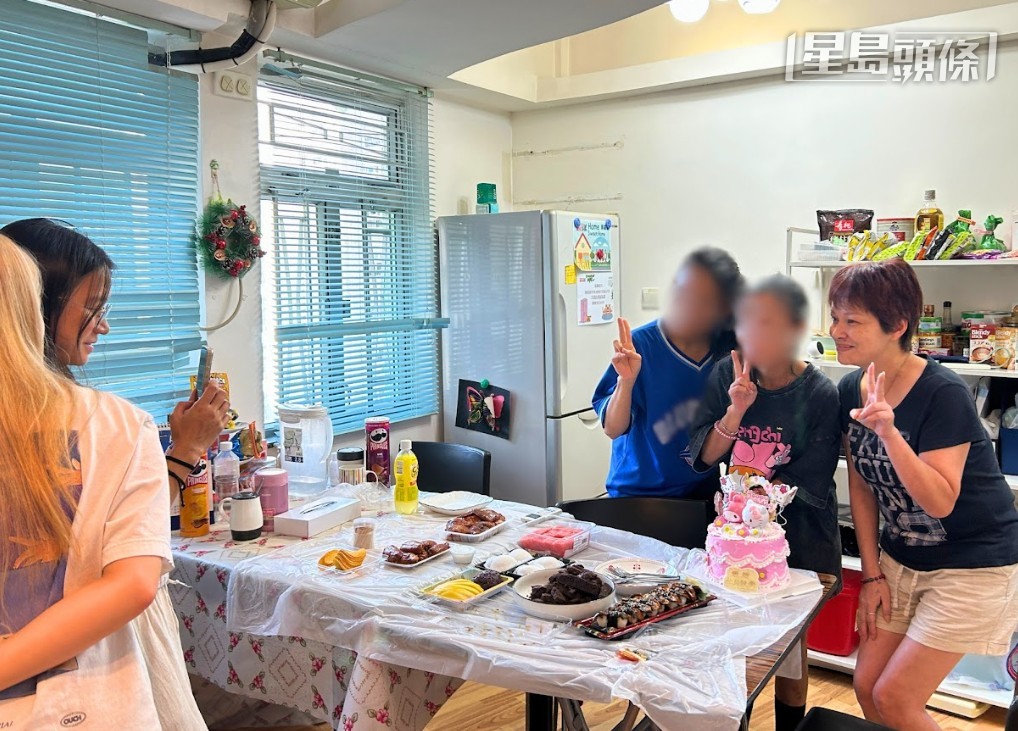 平時大家會一起慶祝生日。同路舍提供圖片