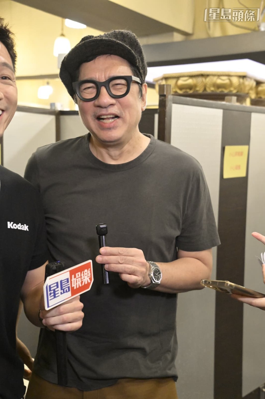 單立文笑住回應滕麗名Unfollow林淑敏不和傳聞。