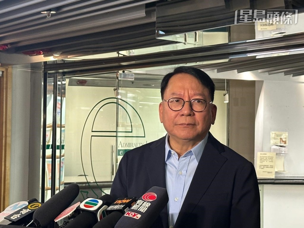 陳國基指，香港成功的基石是充分利用「一國兩制」原則下的機會，需要了解香港社會基本價值的、富有才幹的專業人士和政治領袖。 常彧璠攝