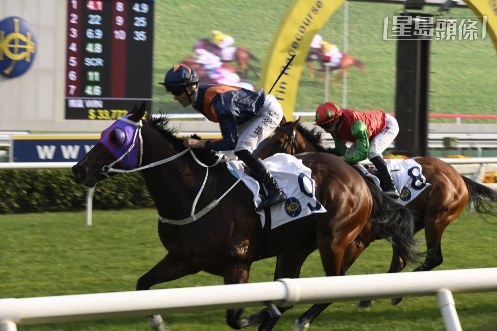 班德禮復出後憑「狀元及第」捧走三級賽洋紫荊短途錦標，提升了個人信心。