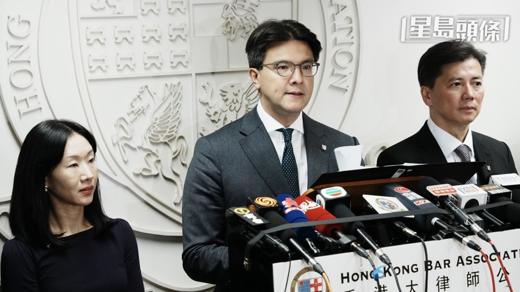 毛樂禮(中)冀公眾不要用政治判斷法治，請讓司法回歸司法。