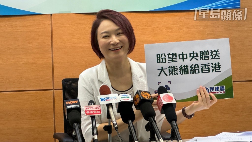 李慧琼表示提出的六个建议包括安排航母山东舰访港及要求再赠送大熊猫 。陈俊豪摄