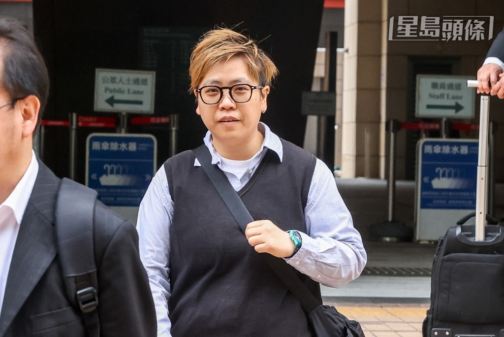 迪士尼樂園便衣保安陳瑩毅（音譯）。何家豪攝