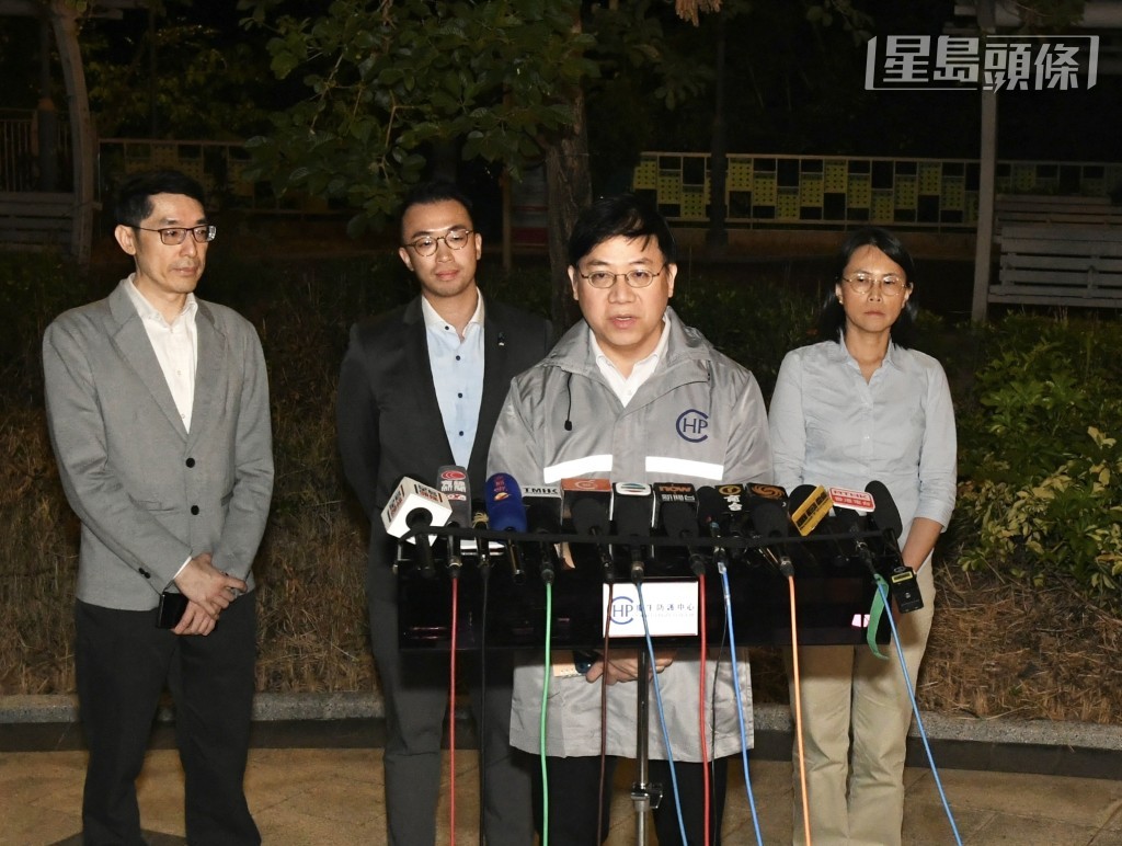 政府交代最新一宗本地感染个案详情。何君健摄 政府交代最新一宗本地感染个案详情。何君健摄