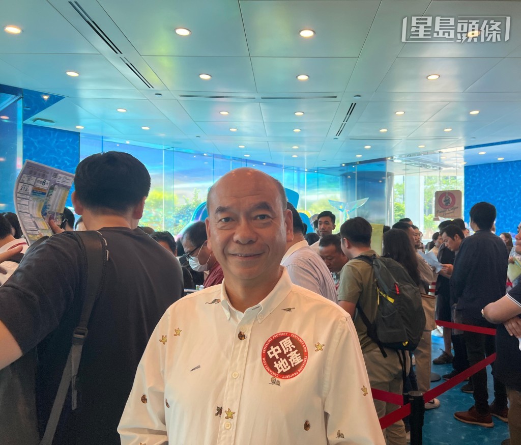 中原陳永傑表示,最大手客擬斥資2000萬購兩伙兩房戶。 中原陳永傑表示,最大手客擬斥資2000萬購兩伙兩房戶。
