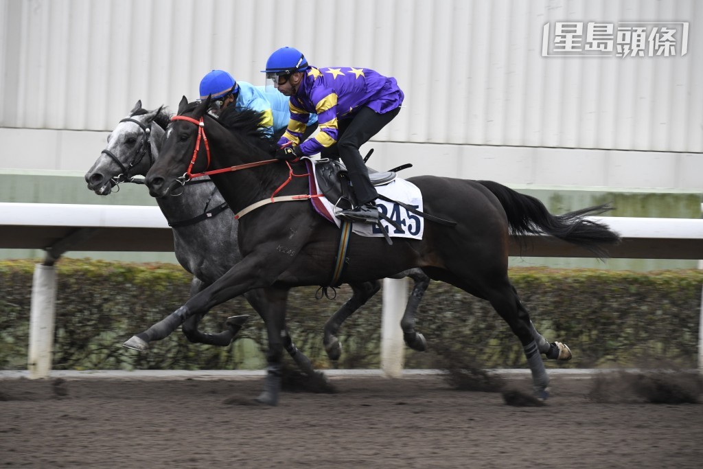 榮智健名下第一場「綠野飛馳」（圖）在港初次登場。