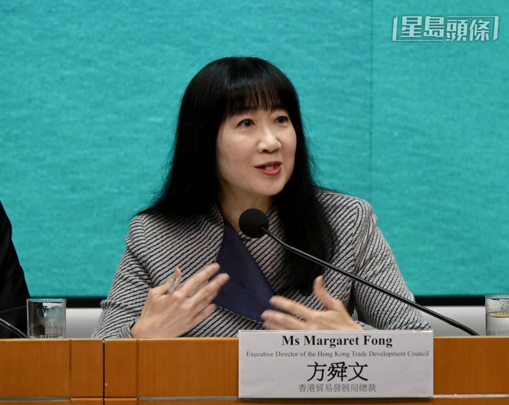 香港贸易发展局总裁方舜文。苏正谦摄