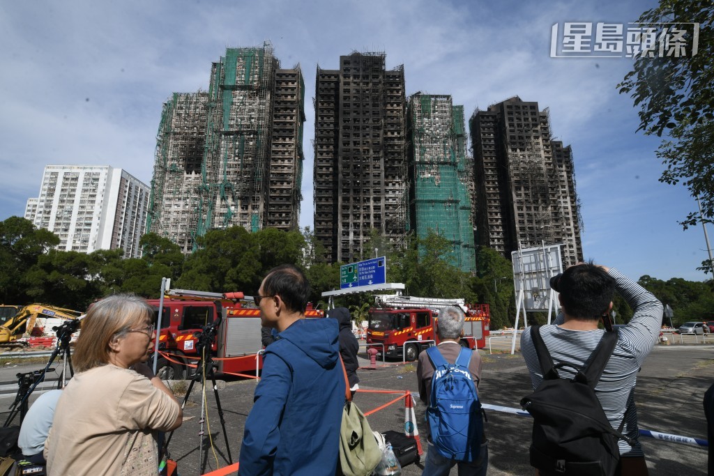 大埔宏福苑發生五級大火，造成百多人死亡。  ​