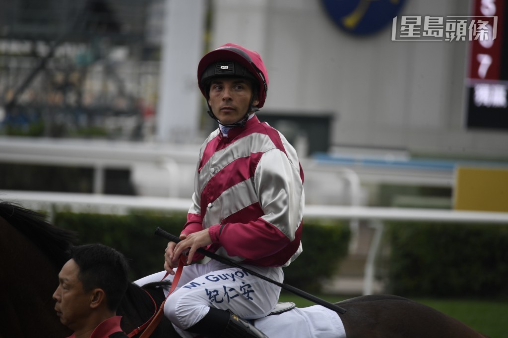 「巴閉哥」今場易配法國好手紀仁安(圖) ，相信石哥都想盡快為此匹轉倉馬交代。