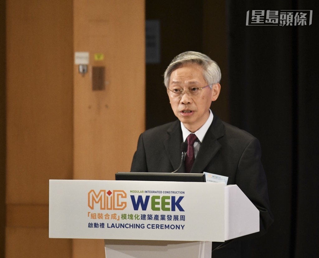 香港建築科技研究院主席韓志強。 香港建築科技研究院主席韓志強。