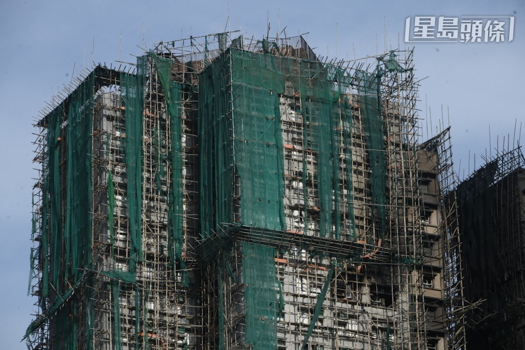 大埔宏福苑五級火警,造成逾百人亡。 大埔宏福苑五級火警,造成逾百人亡。 