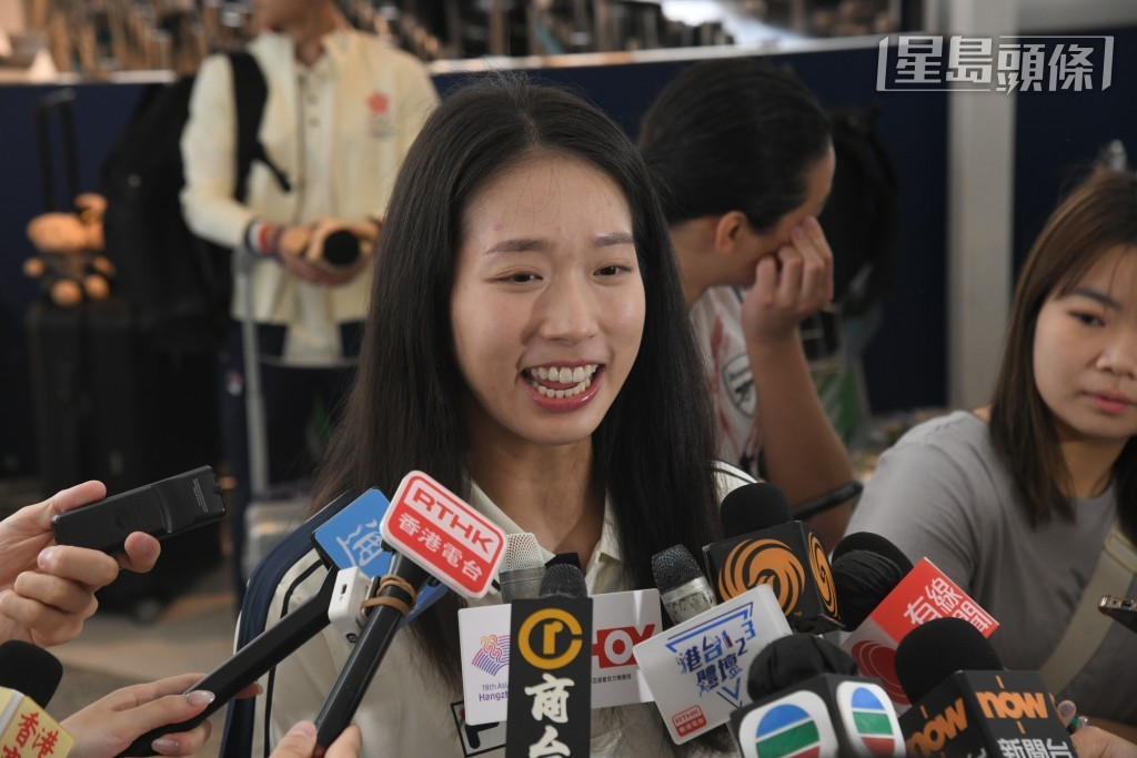 重劍女將江旻憓。（何健勇攝）