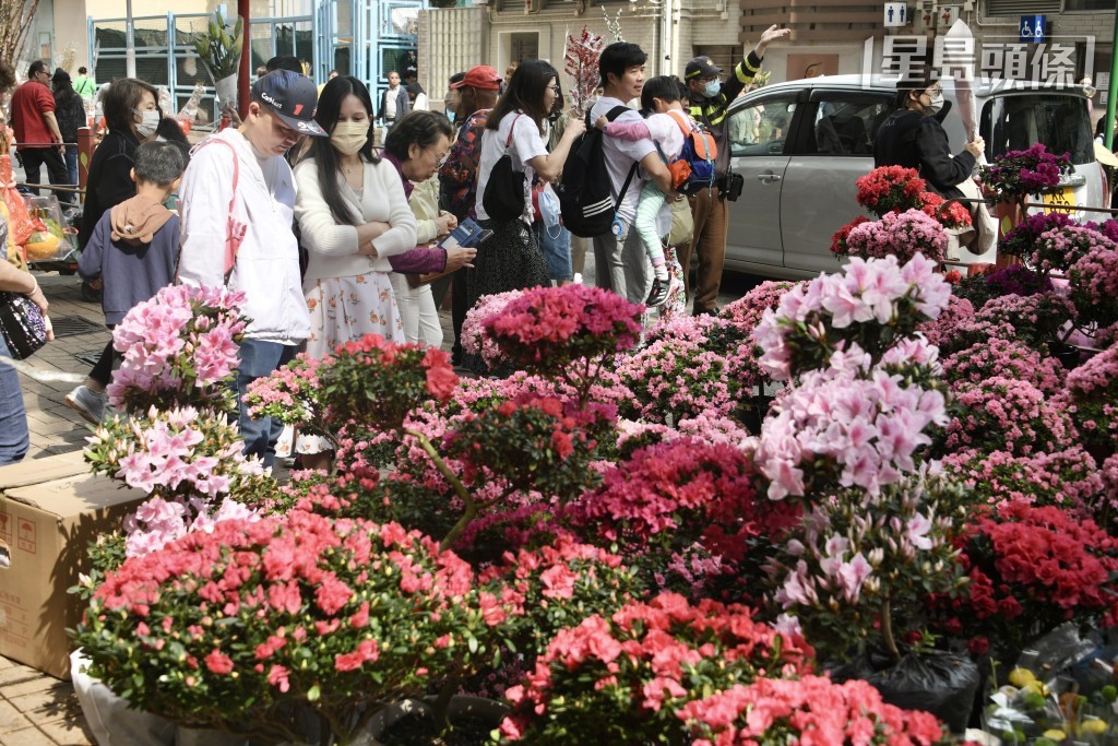 警方下周一起於花墟實施封路措施。資料圖片