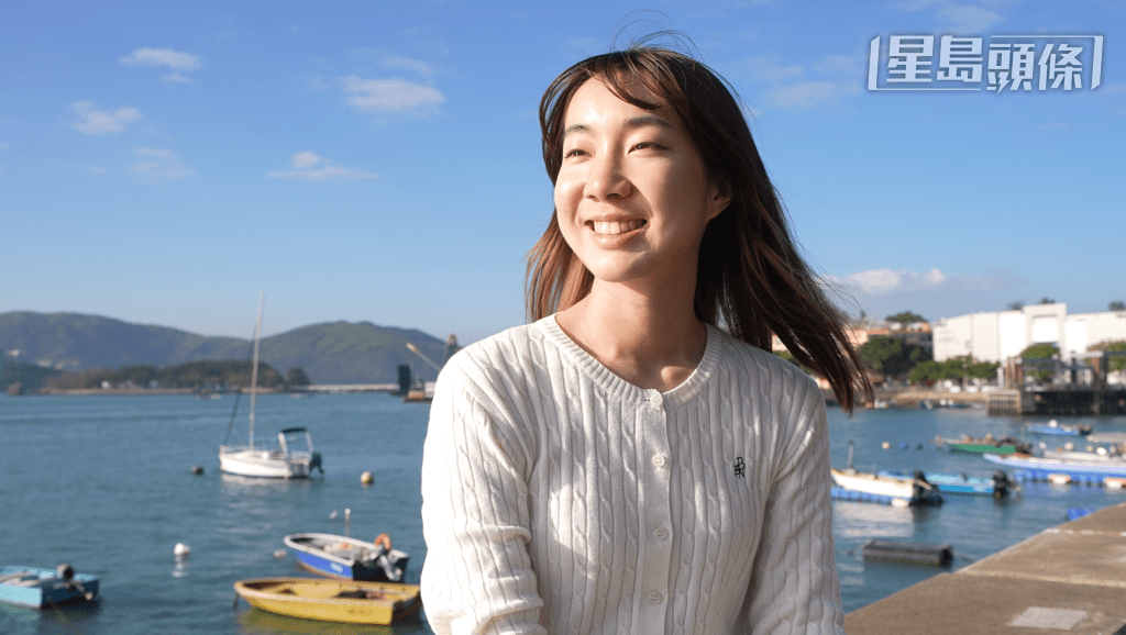Eunice搬入坪洲後放慢腳步，濕疹也有所改善。