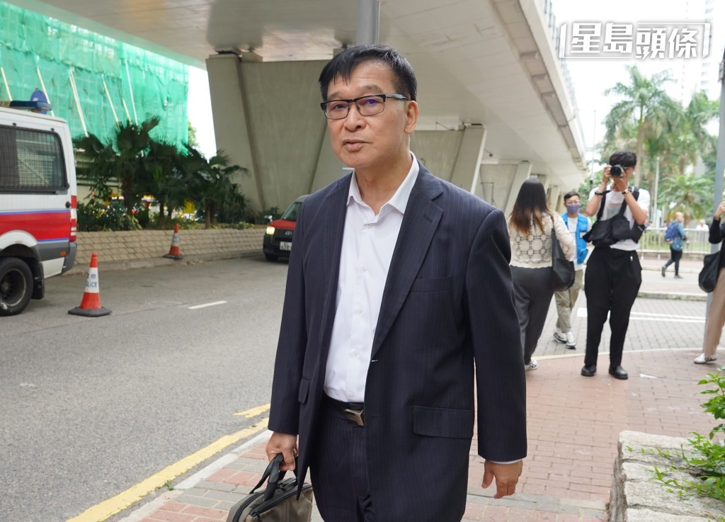 時任海事處處長廖漢波。葉偉豪攝 時任海事處處長廖漢波。葉偉豪攝