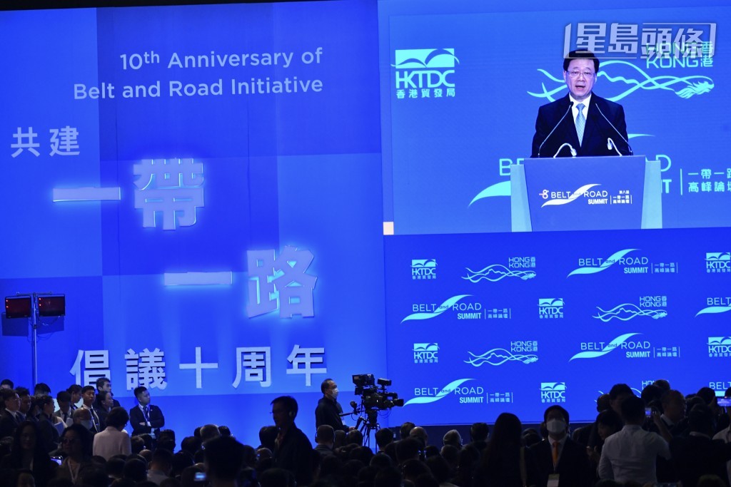 行政长官李家超。(禇乐琪摄) 行政长官李家超。(禇乐琪摄)