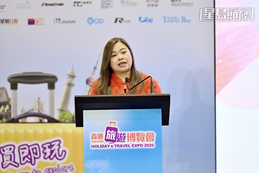 羅淑佩指本港去年共接待近5千萬旅客人次，按年升12%。