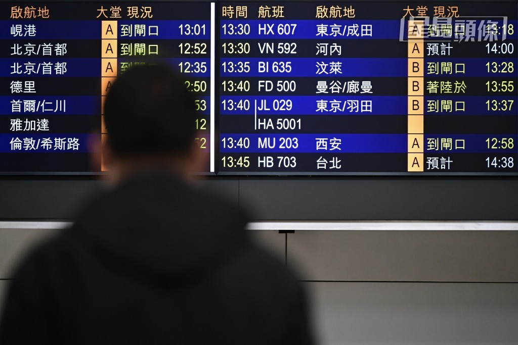 旅遊業界料未來來往香港至青島及西安的航班會增加。陳極彰攝