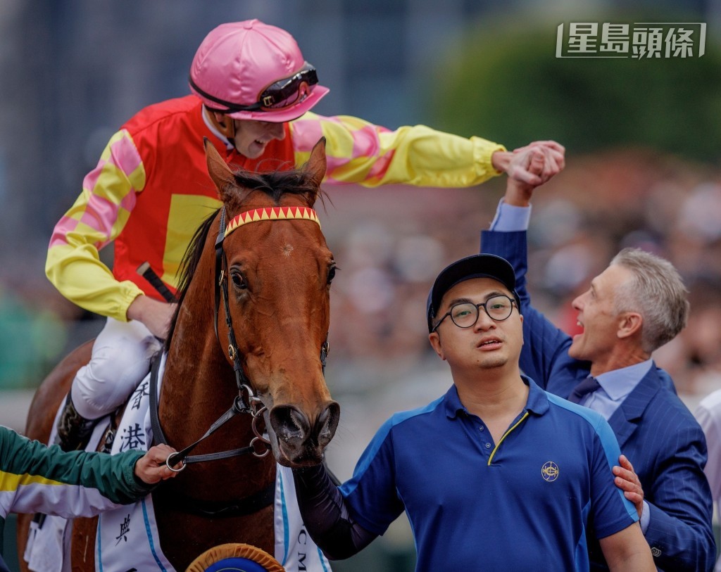 廖康銘訓練的「祝願」於去年揚威香港經典一哩賽。