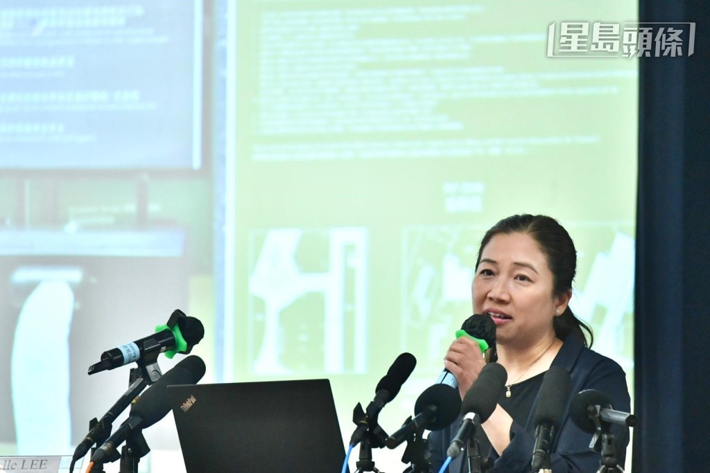 商場管理學會副主席(對內事務)李碧琪。 商場管理學會副主席(對內事務)李碧琪。