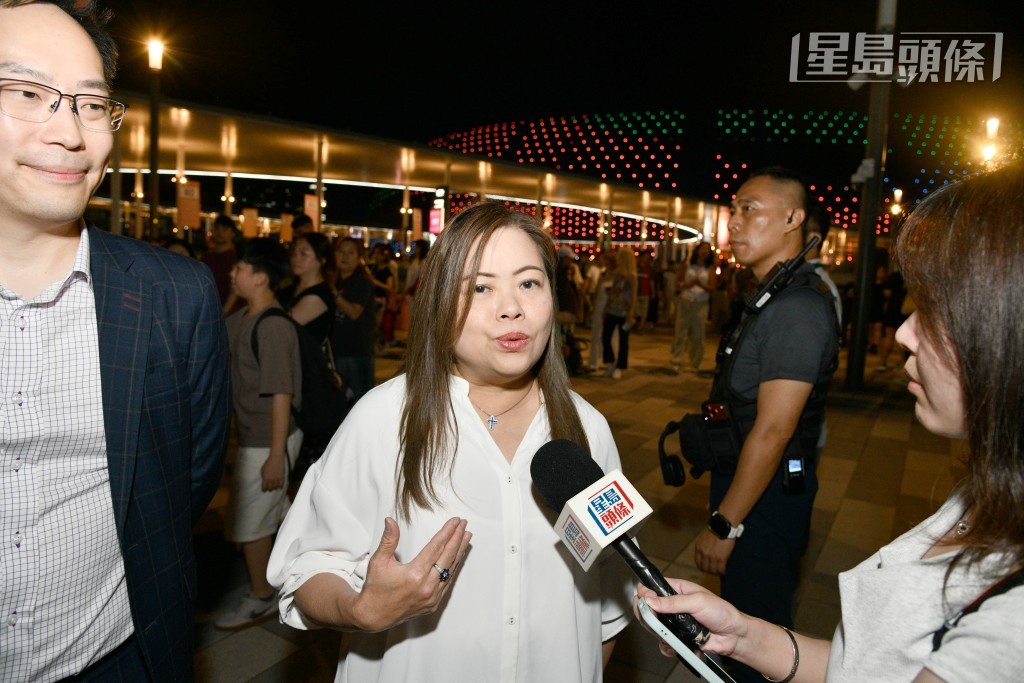 羅淑佩接受星島記者訪問。何健勇攝