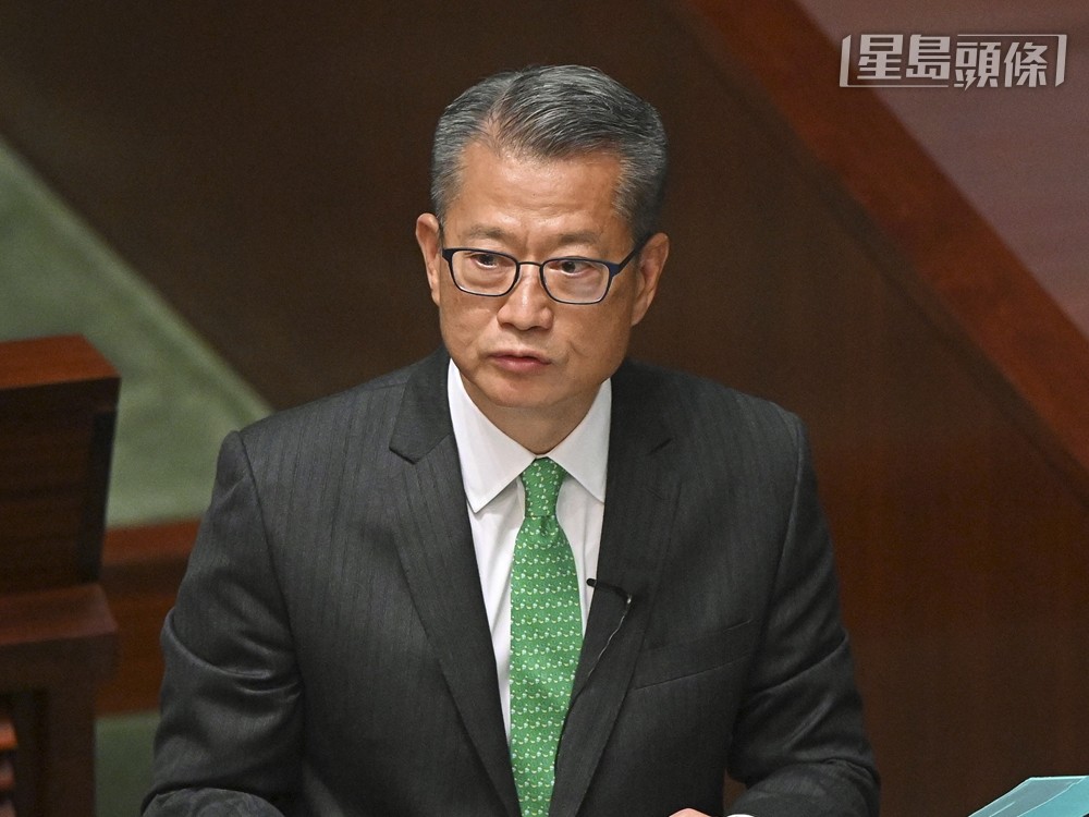 陳茂波指政府必須以四中全會精神為指導，堅定不移推動高質量發展。資料圖片