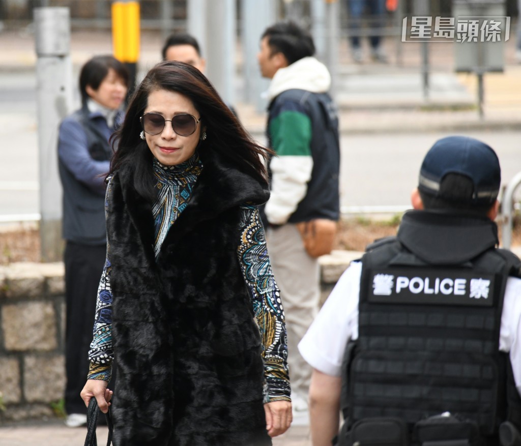 黎智英妻李韻琴。何健勇攝