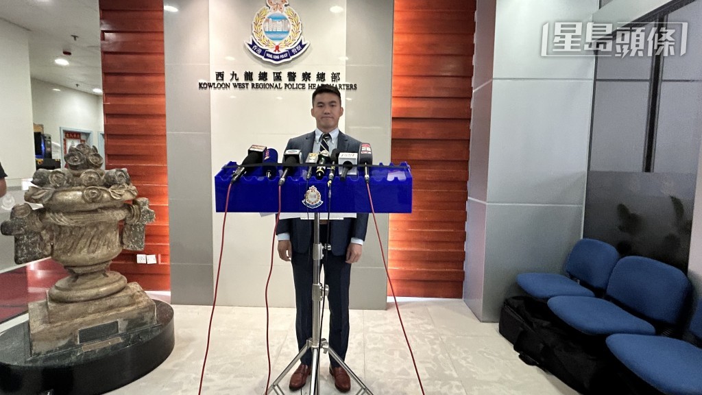 林柏喬講述「破惑」行動。 林柏喬講述「破惑」行動。