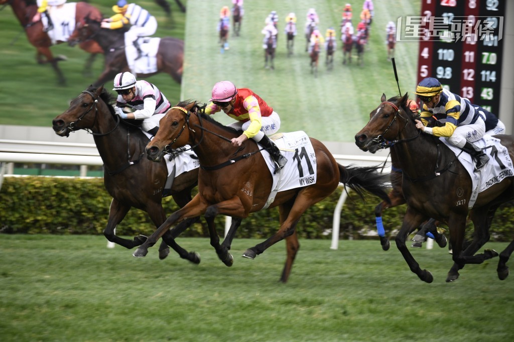 「祝願」早前勝出香港經典一哩賽。