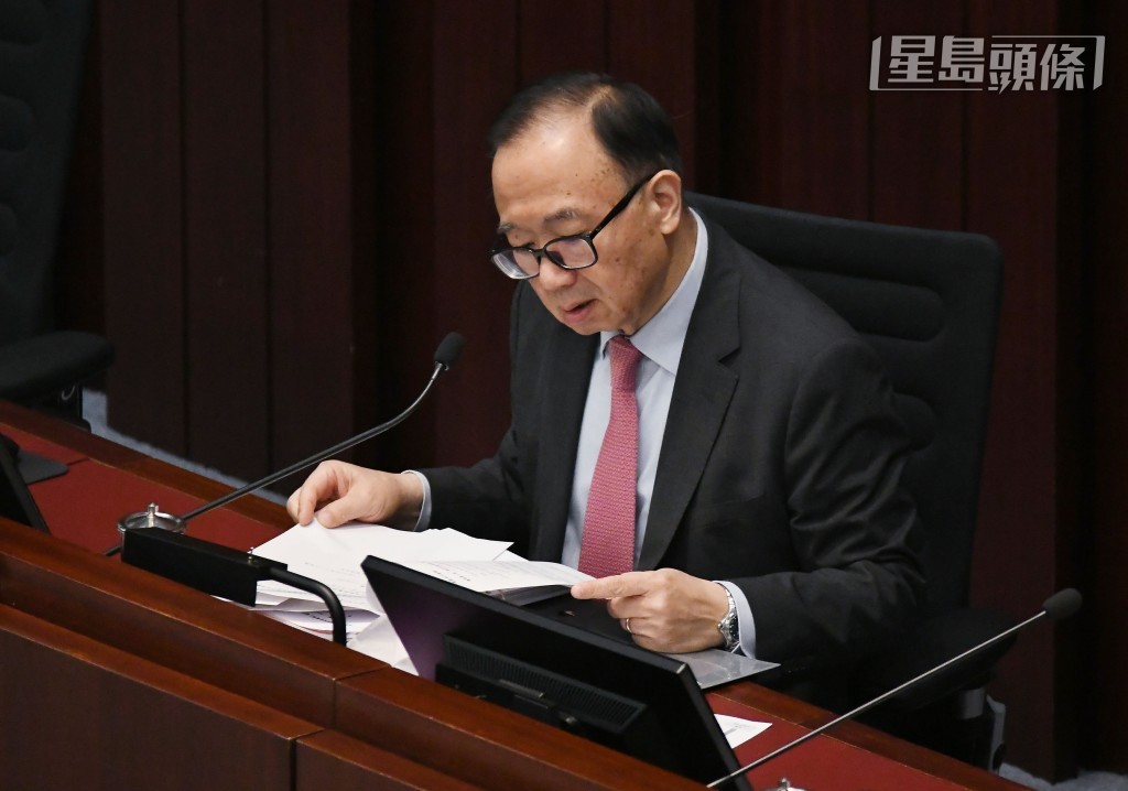 委員會主席廖長江。何健勇攝 委員會主席廖長江。何健勇攝