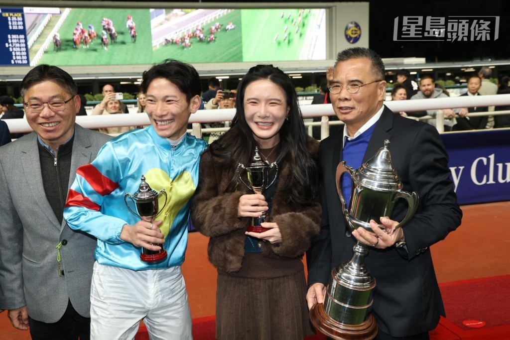 周俊樂不斷努力奮鬥，今季成績亮麗，相信家人、女友的鼓勵支持也是重要因素之一。